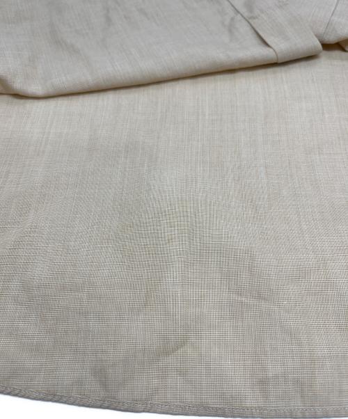 Burberry's（バーバリーズ）Burberry's (バーバリーズ) ワンポイントロゴ刺繍シャツ ベージュ サイズ:42の古着・服飾アイテム