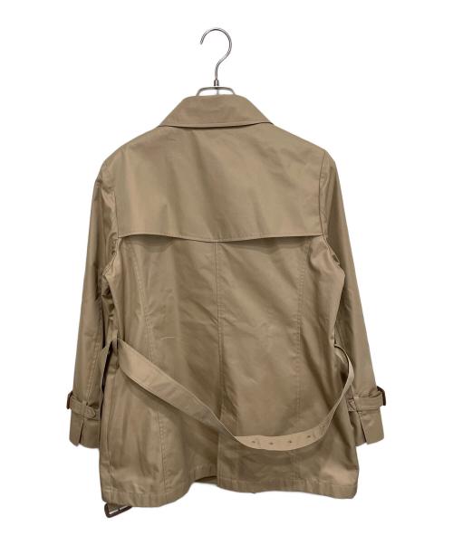 23区（ニジュウサンク）23区 (ニジュウサンク) コットンポリエステルギャバジン ショート トレンチコート ベージュ サイズ:40 未使用品の古着・服飾アイテム