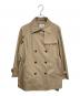 23区（ニジュウサンク）の古着「コットンポリエステルギャバジン ショート トレンチコート」｜ベージュ