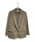 R'IAM / Plageリアムプラージュ）の古着「ミニツイードジャケット」｜ベージュ