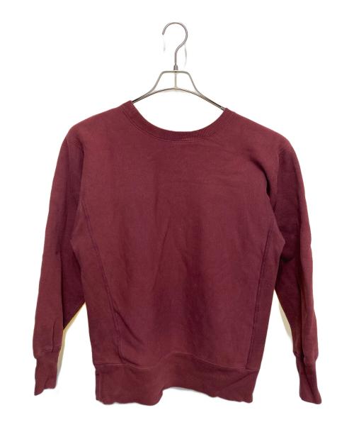 Champion REVERSE WEAVE（チャンピオン リバース ウィーブ）Champion REVERSE WEAVE (チャンピオン リバース ウィーブ) リバースウィーブ(R) クルーネックスウェットシャツ レッド サイズ:Ｍの古着・服飾アイテム