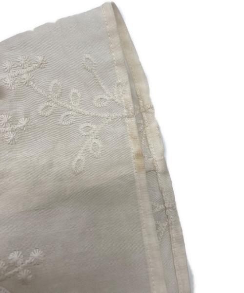 BEAUTY&YOUTH（ビューティーアンドユース）BEAUTY&YOUTH (ビューティーアンドユース) ノーカラーレースシャツ ホワイト サイズ:FREEの古着・服飾アイテム