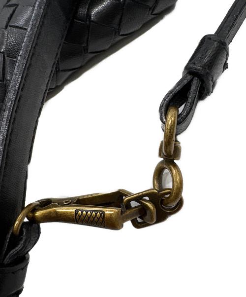 BOTTEGA VENETA（ボッテガベネタ）BOTTEGA VENETA (ボッテガベネタ) ショルダーバッグ ブラックの古着・服飾アイテム