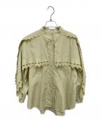 Snidelスナイデル）の古着「スカラケープフリル」｜グリーン