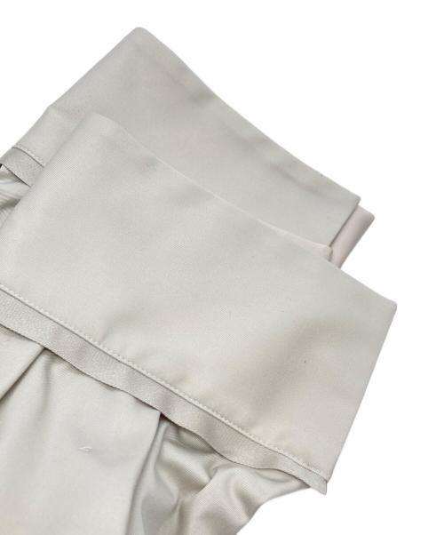 ELIN（エリン）ELIN (エリン) ノーカラーベルテッドコート アイボリー サイズ:36の古着・服飾アイテム