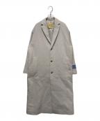 THOMAS MAGPIEトーマス マグパイ）の古着「angora shaggy coat / アンゴラシャギーコート」｜グレー