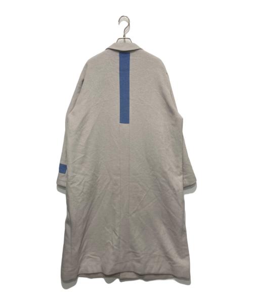 THOMAS MAGPIE（トーマス マグパイ）THOMAS MAGPIE (トーマス マグパイ) angora shaggy coat / アンゴラシャギーコート グレー サイズ:38の古着・服飾アイテム