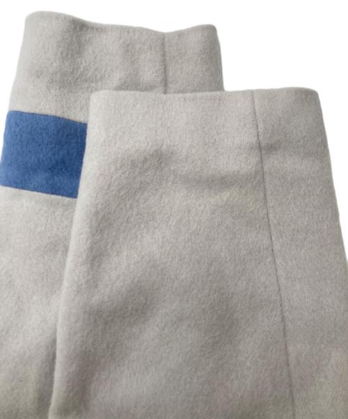 THOMAS MAGPIE（トーマス マグパイ）THOMAS MAGPIE (トーマス マグパイ) angora shaggy coat / アンゴラシャギーコート グレー サイズ:38の古着・服飾アイテム