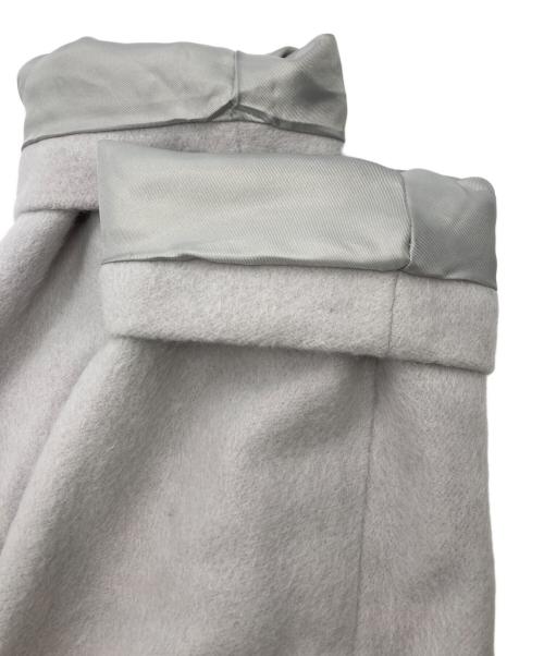 THOMAS MAGPIE（トーマス マグパイ）THOMAS MAGPIE (トーマス マグパイ) angora shaggy coat / アンゴラシャギーコート グレー サイズ:38の古着・服飾アイテム