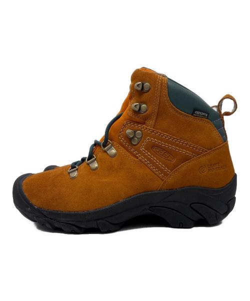 KEEN（キーン）KEEN (キーン) Leave No Trace Japan BAMBOO SHOOTS  トレッキングシューズ オレンジ サイズ:UK7.5の古着・服飾アイテム