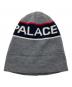 中古・古着 PALACE (パレス) ロゴスケートボードニット帽 グレー：4000円