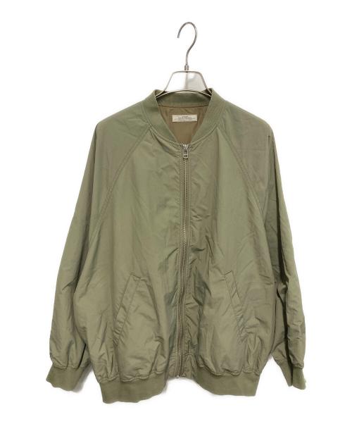 JOURNAL STANDARD relume（ジャーナルスタンダード レリューム）JOURNAL STANDARD relume (ジャーナルスタンダード レリューム) ウォッシャブルナイロンタッサ-MA-1 グリーン サイズ:FREEの古着・服飾アイテム