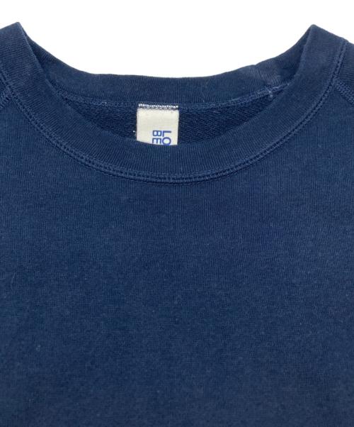 LOOPWHEELER（ループウィラー）LOOPWHEELER (ループウィラー) BEAMS PLUS (ビームスプラス) 半袖スウェット ネイビー サイズ:Lの古着・服飾アイテム