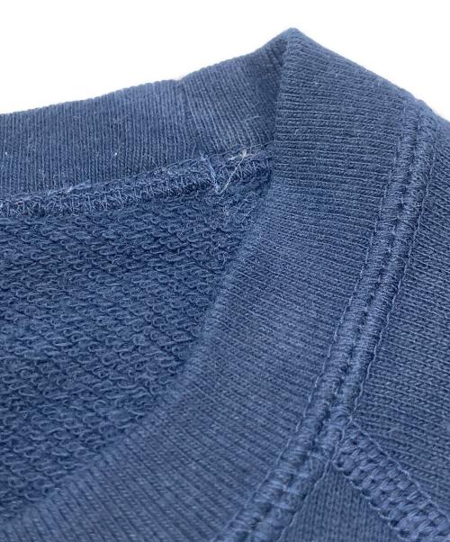 LOOPWHEELER（ループウィラー）LOOPWHEELER (ループウィラー) BEAMS PLUS (ビームスプラス) 半袖スウェット ネイビー サイズ:Lの古着・服飾アイテム