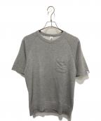 LOOPWHEELER×BEAMS PLUSループウィラー×ビームスプラス）の古着「半袖スウェット」｜グレー