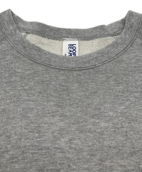 LOOPWHEELER（ループウィラー）LOOPWHEELER (ループウィラー) BEAMS PLUS (ビームスプラス) 半袖スウェット グレー サイズ:Ｍの古着・服飾アイテム