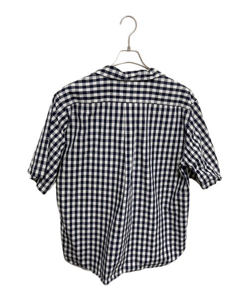 DANTON（ダントン）DANTON (ダントン) 半袖シャツ ブラック×ホワイト サイズ:42の古着・服飾アイテム