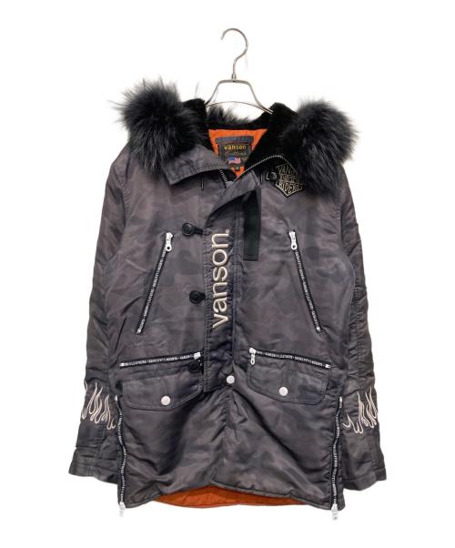 VANSON（バンソン）VANSON (バンソン) N-3Bタイプコート グレー サイズ:Ｍの古着・服飾アイテム