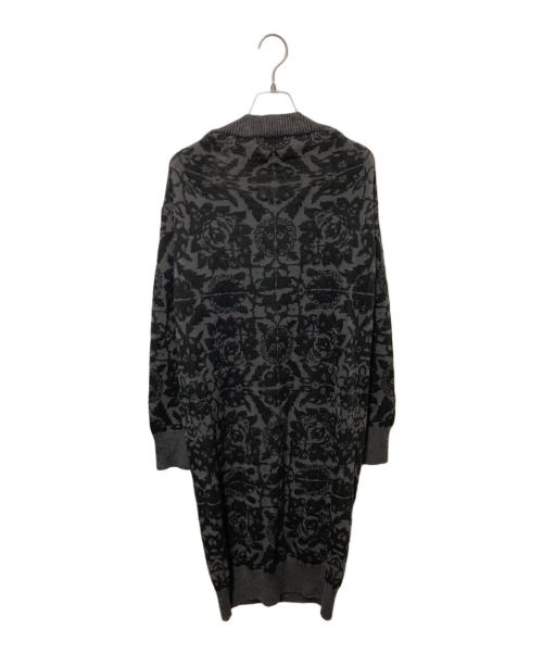 Vivienne Westwood RED LABEL（ヴィヴィアンウエストウッドレッドレーベル）Vivienne Westwood RED LABEL (ヴィヴィアンウエストウッドレッドレーベル) リネン混 総柄ワンピース グレー サイズ:2の古着・服飾アイテム