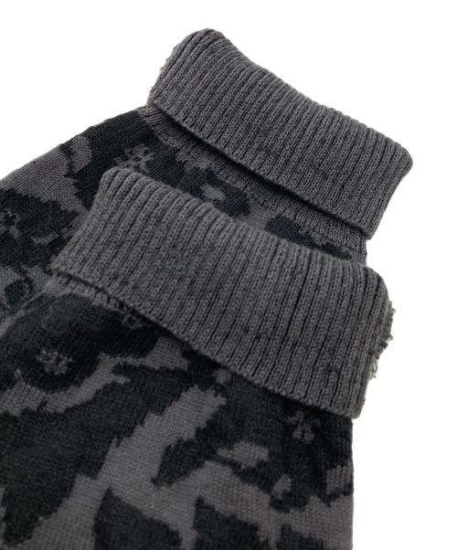 Vivienne Westwood RED LABEL（ヴィヴィアンウエストウッドレッドレーベル）Vivienne Westwood RED LABEL (ヴィヴィアンウエストウッドレッドレーベル) リネン混 総柄ワンピース グレー サイズ:2の古着・服飾アイテム