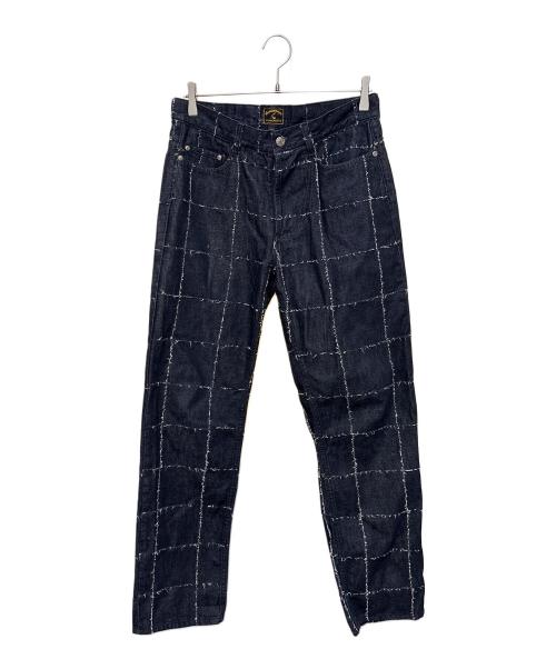 Vivienne Westwood（ヴィヴィアンウエストウッド）Vivienne Westwood (ヴィヴィアンウエストウッド) Anglomania (アングロマニア) デザインデニムパンツ インディゴ サイズ:81㎝（W32)の古着・服飾アイテム