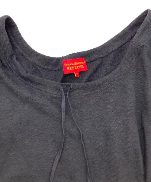 Vivienne Westwood RED LABEL（ヴィヴィアンウエストウッドレッドレーベル）Vivienne Westwood RED LABEL (ヴィヴィアンウエストウッドレッドレーベル) ロングスリーブドレス ブラック サイズ:2の古着・服飾アイテム