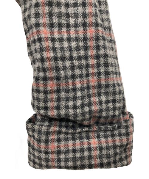 Vivienne Westwood man（ヴィヴィアン ウェストウッド マン）Vivienne Westwood man (ヴィヴィアン ウェストウッド マン) ウールロングコート ブラウン×グレー サイズ:44の古着・服飾アイテム