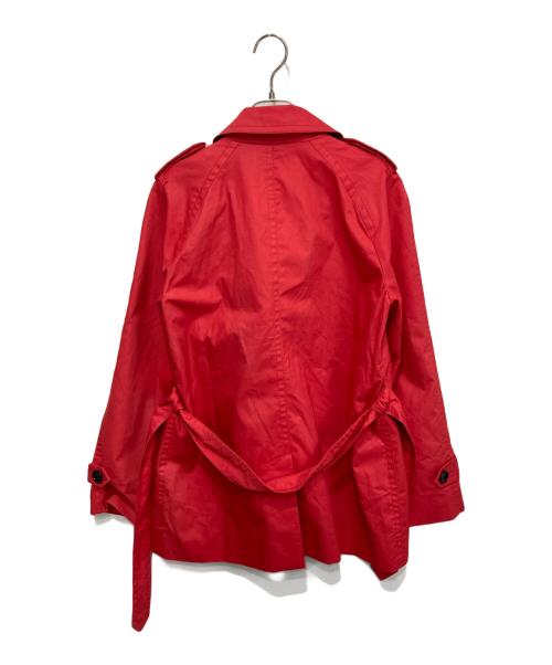 COACH（コーチ）COACH (コーチ) 裏総柄トレンチコート レッド サイズ:Sの古着・服飾アイテム