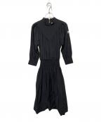 BORDERS at BALCONYボーダーズアットバルコニー）の古着「BACK CUT OUT DRESS / ワンピース」｜ブラック