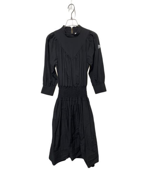 BORDERS at BALCONY（ボーダーズアットバルコニー）BORDERS at BALCONY (ボーダーズアットバルコニー) BACK CUT OUT DRESS / ワンピース ブラック サイズ:36 未使用品の古着・服飾アイテム