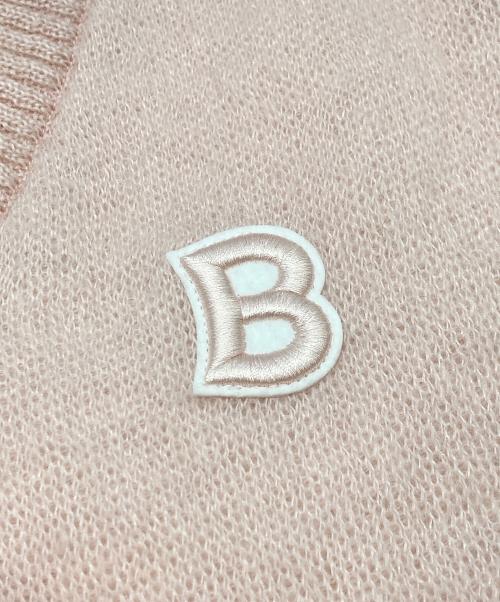 BORDERS at BALCONY（ボーダーズアットバルコニー）BORDERS AT BALCONY (ボーダーズアットバルコニー) SPRING MOHAIR VEST ピンク サイズ:38の古着・服飾アイテム