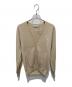 BORDERS AT BALCONY（ボーダーズアットバルコニー）の古着「WOOLSILK TEAM CARDIGAN」｜ベージュ