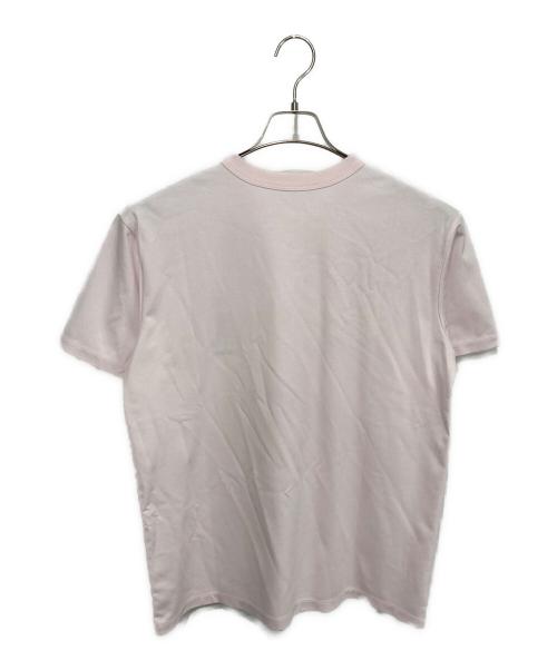 BORDERS at BALCONY（ボーダーズアットバルコニー）BORDERS at BALCONY (ボーダーズアットバルコニー) EMBROIDERY TEE ピンク サイズ:Lの古着・服飾アイテム