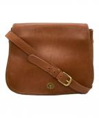 COACHコーチ）の古着「ショルダーバッグ / スチュワーデス」｜ブラウン