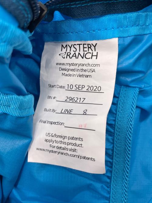 MYSTERY RANCH（ミステリーランチ）MYSTERY RANCH (ミステリーランチ) IN AND OUT 19 ブルー サイズ:なしの古着・服飾アイテム