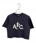 A.P.C.×IENAアーペーセー×イエナ）の古着「別注DECALE プリント Tシャツ」｜ブラック