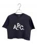 A.P.C.（アーペーセー）の古着「別注DECALE プリント Tシャツ」｜ブラック