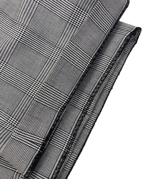 PLST（プラステ）PLST (プラステ) ワイドパンツ（ウォームリザーブ）チェック グレー サイズ:Lの古着・服飾アイテム