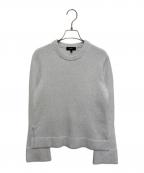 theoryセオリー）の古着「サイドスリットニット」｜ブルー