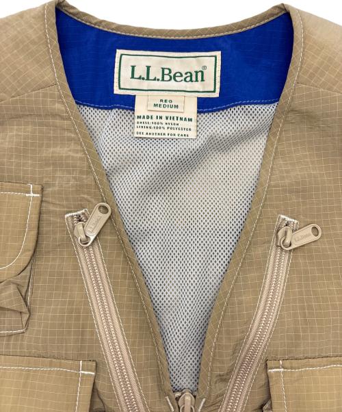 L.L.Bean（エルエルビーン）L.L.Bean (エルエルビーン) Bean's Fly-Fishing Vest ベージュ サイズ:Ｍの古着・服飾アイテム