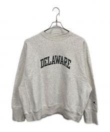 Champion REVERSE WEAVE（チャンピオン リバース ウィーブ）の古着「リバースウィーブラグランスウェット」｜ライトグレー