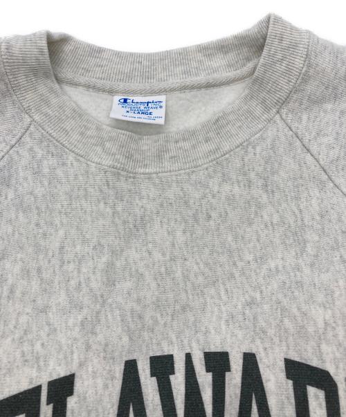 Champion REVERSE WEAVE（チャンピオン リバース ウィーブ）Champion REVERSE WEAVE (チャンピオン リバース ウィーブ) リバースウィーブラグランスウェット ライトグレー サイズ:XLの古着・服飾アイテム