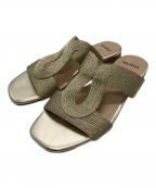 Molliniモリーニ）の古着「ADERAN ROPE サンダル」｜ゴールド