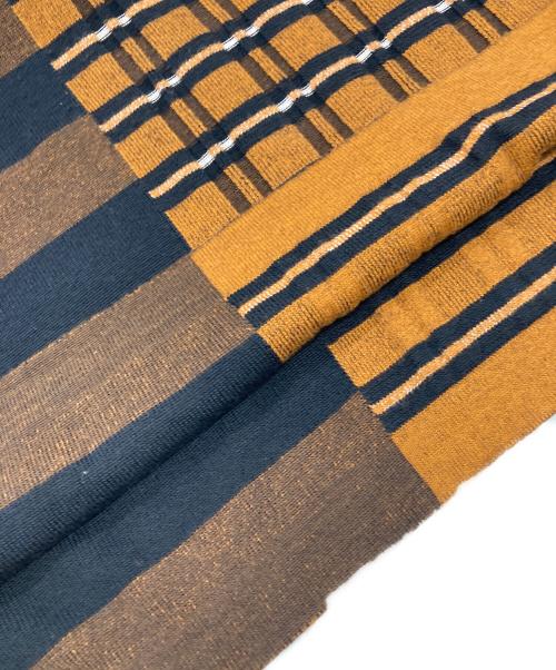 KENZO（ケンゾー）KENZO (ケンゾー) ニットポロシャツ / マルチストライププルオーバー ブラウン サイズ:Ｓの古着・服飾アイテム