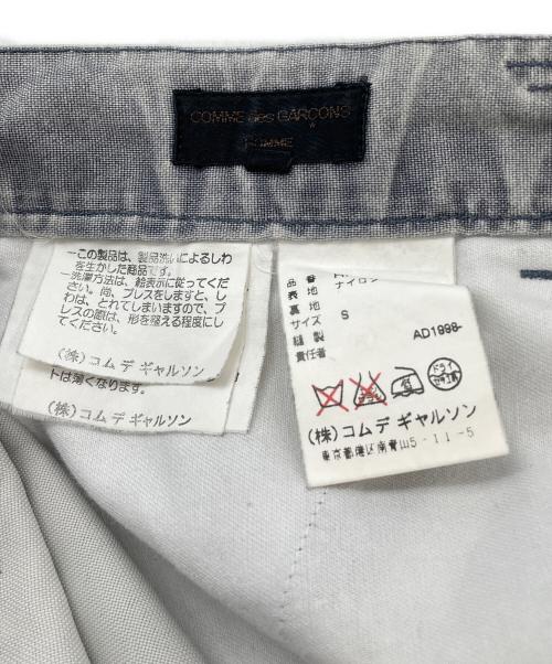 COMME des GARCONS HOMME（コムデギャルソン オム）COMME des GARCONS HOMME (コムデギャルソン オム) 製品染めパンツ グレー サイズ:Ｓの古着・服飾アイテム