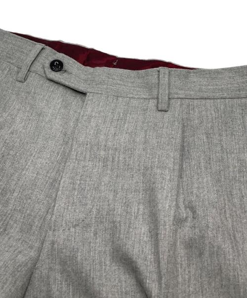 GERMANO（ジェルマーノ）GERMANO (ジェルマーノ) ウールスリムスラックス グレー サイズ:48の古着・服飾アイテム