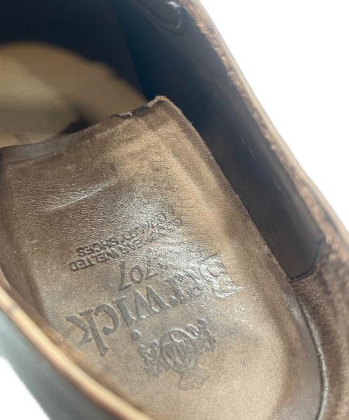 berwick1707（バーウィック）berwick1707 (バーウィック) レザーシューズ ブラウン サイズ:6 1/2の古着・服飾アイテム
