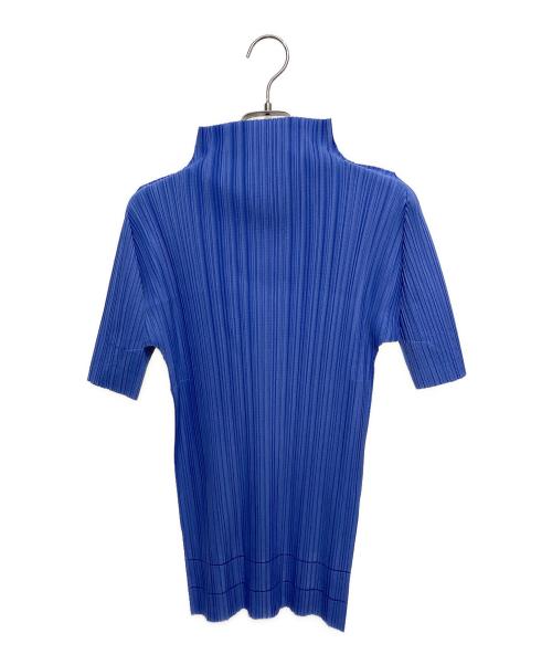 PLEATS PLEASE（プリーツプリーズ）PLEATS PLEASE (プリーツプリーズ) SOFT PLEATS / プリーツカットソー ブルー サイズ:-の古着・服飾アイテム