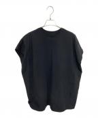 PLEATS PLEASEプリーツプリーズ）の古着「ノースリーブカットソー」｜ブラック