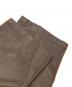 中古・古着 TAUPE (トープ) SIDE-LINE LEATHER PANTS ブラウン サイズ:3：7000円
